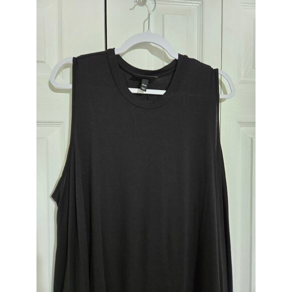 Lane Bryant size 26/28 women's black plus size sleeveless tunic - Picture 2 of 9
